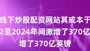 线下炒股配资网站其成本于2012至2024年间激增了370亿英镑