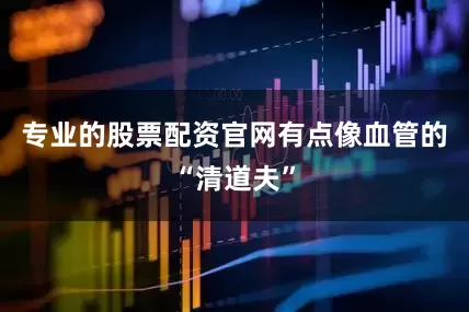 专业的股票配资官网有点像血管的“清道夫”